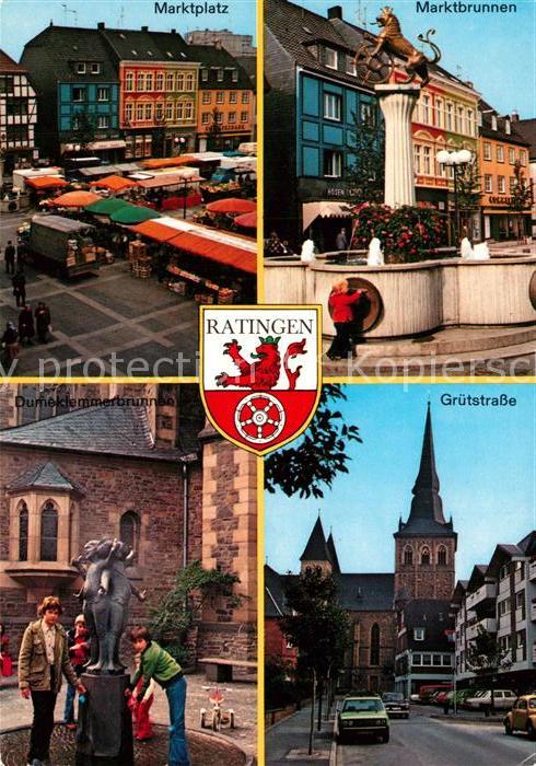 Ratingen Marktplatz Marktbrunnen Grütstraße
