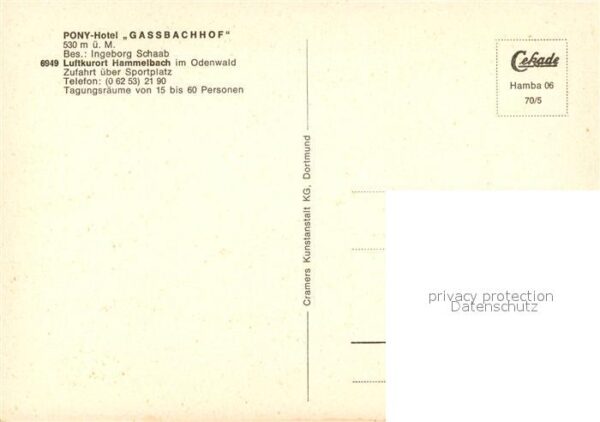 Hammelbach Pony Hotel Gassbachhof – Bild 2