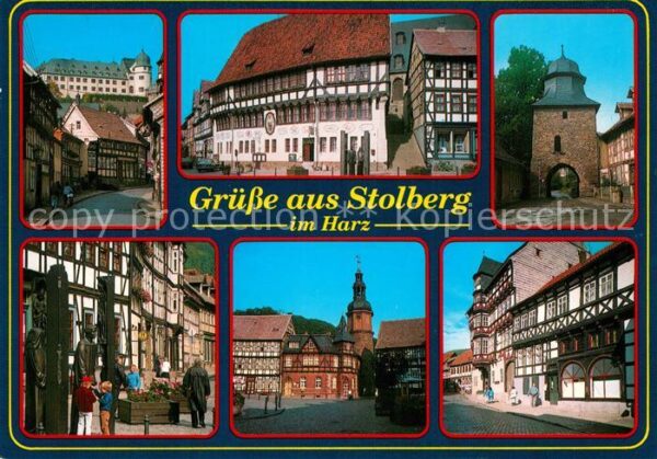 Stolberg Harz Thomas Müntzer Stadt Stadttor Schloss F