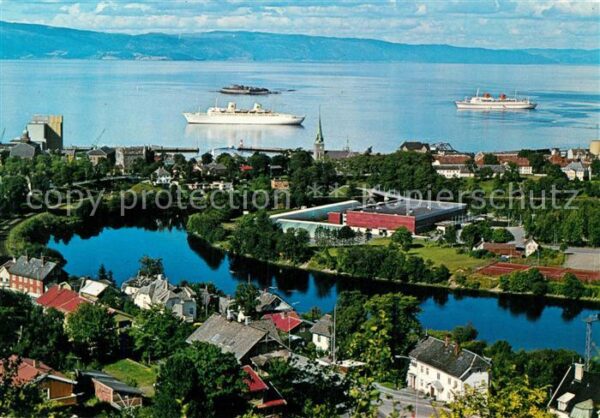 Trondheim Fliegeraufnahme Munkholmen