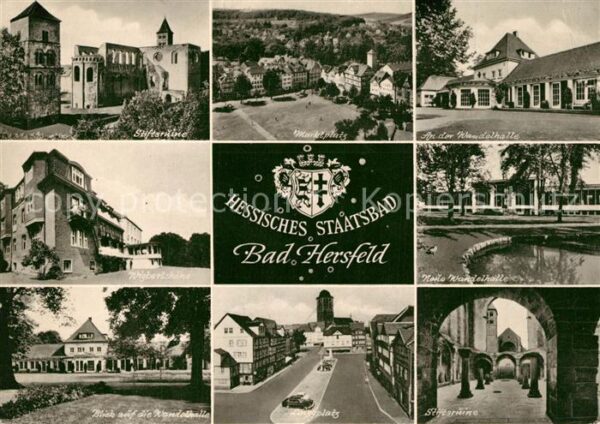 Bad Hersfeld Wandelhalle Marktplatz Stiftsruine Stif