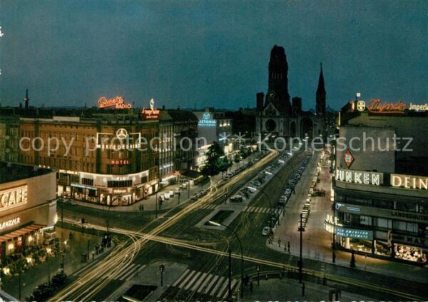 Berlin Kurfürstendamm Kaiser Wilhelm Gedächtni