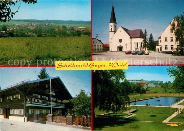 Schoellnach Panorama Kirche Schwimmbad