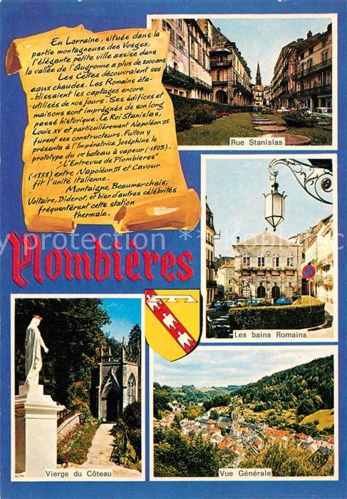 Plombieres Rue Stanislas Les bains Romains Vierge