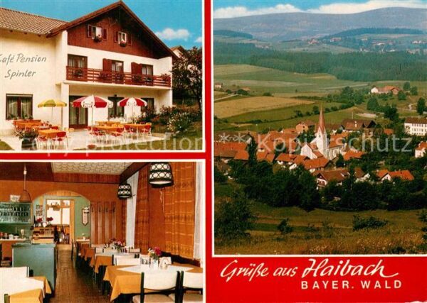 Haibach Bayrischer Wald Panorama Cafe Pension Ursula Spinler