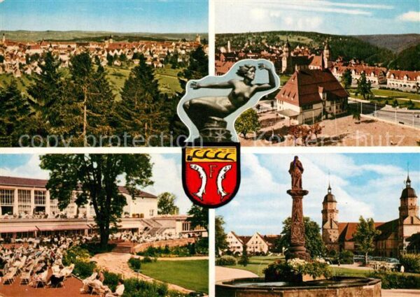 Freudenstadt Panorama Park Brunnen