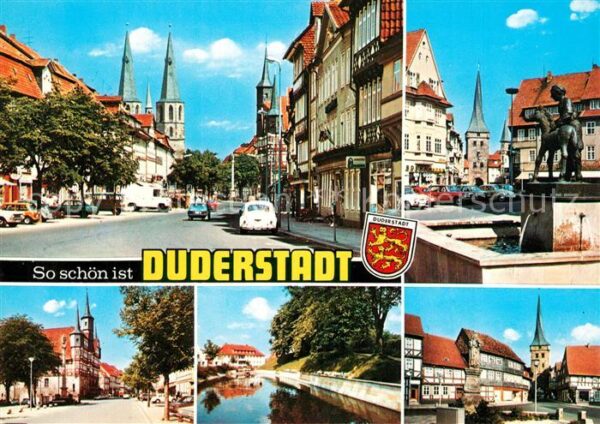 Duderstadt Brunnen Kirche Stadttor Stadtansichten