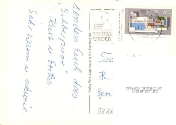 Emden Ostfriesland Schleuse Leuchtturm Rathaus – Bild 2
