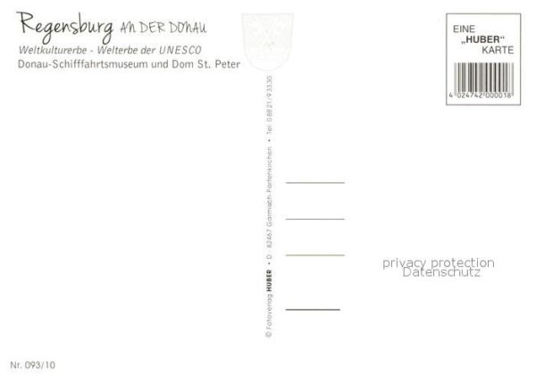 Regensburg Donau Schifffahrtsmuseum Dom Sankt Pete – Bild 2