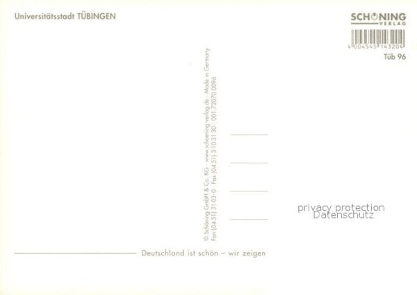 Tuebingen Bootshafen Rathaus Stadtansichten – Bild 2