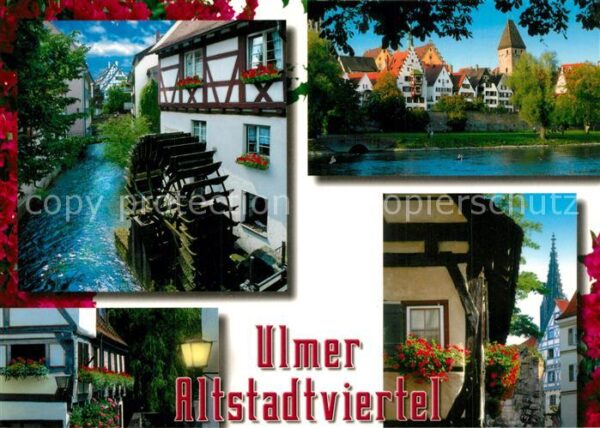Ulm Donau ALtstadtviertel Wassermühle