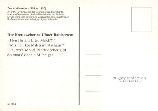 Ulm Donau Der Krettaweber – Bild 2