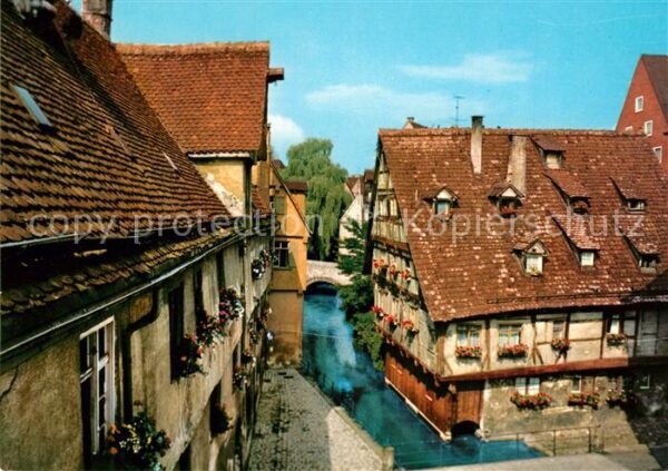 Ulm Donau Fischerviertel Blau