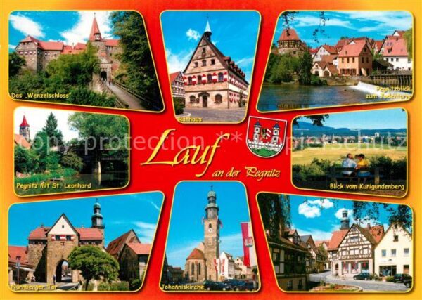 Lauf Pegnitz Wenzelschloss Rathaus Pegnitz Sankt Leo