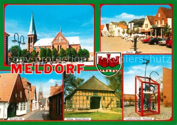 Meldorf Burgstraße Bauernhaus Markt Landwirtsch