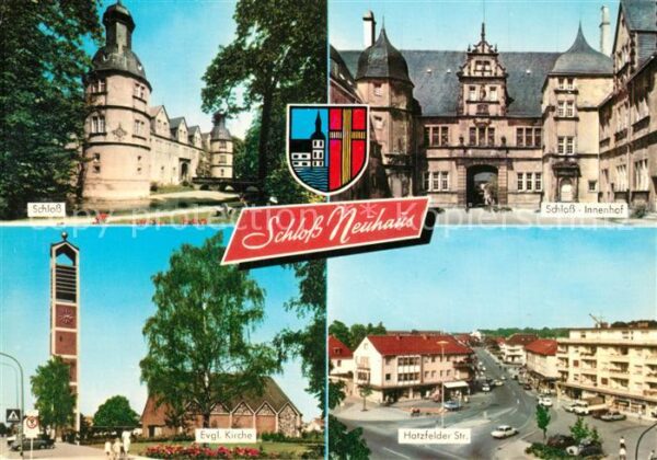 Schloss Neuhaus Innehof Evangelische Kirche Hatzfelder