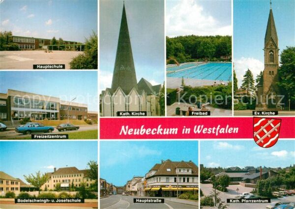 Neubeckum Hauptschule Katholische Kirche Freibad
