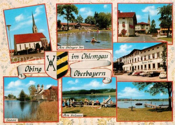 Obing Kirche Obinger See Griessee Seeon
