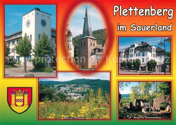 Plettenberg Rathaus Christuskirche Maiplatz Burgrui