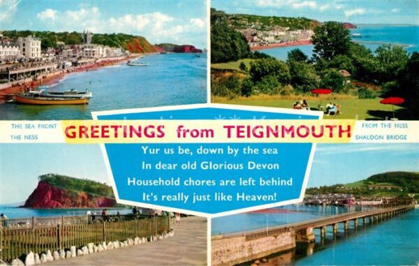 Teignmouth Teignbridge See Front From the Ness Shaldon Bridge