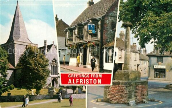 Alfriston High Street St Andrews Church Market Sq
