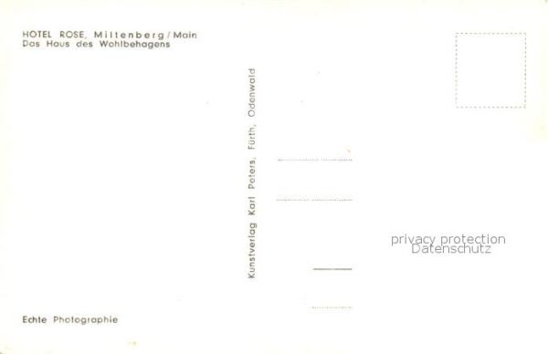 Miltenberg Main Hotel Rose Mainpartie – Bild 2