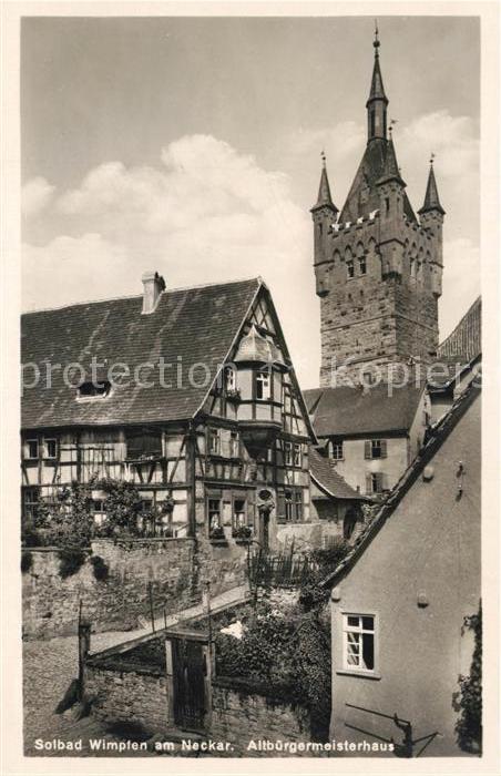Bad Wimpfen Altbürgermeisterhaus