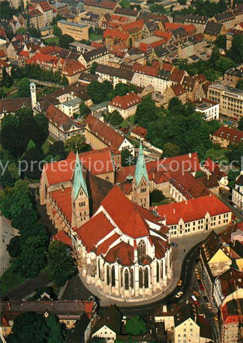 Augsburg Dom Fliegeraufnahme