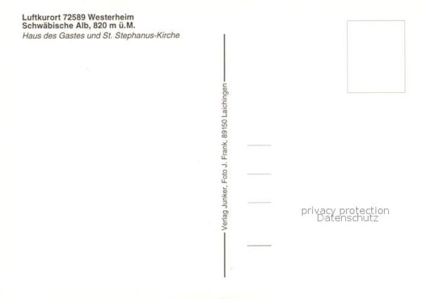Westerheim Wuerttemberg Haus des Gastes und St Stephanus Kirche – Bild 2