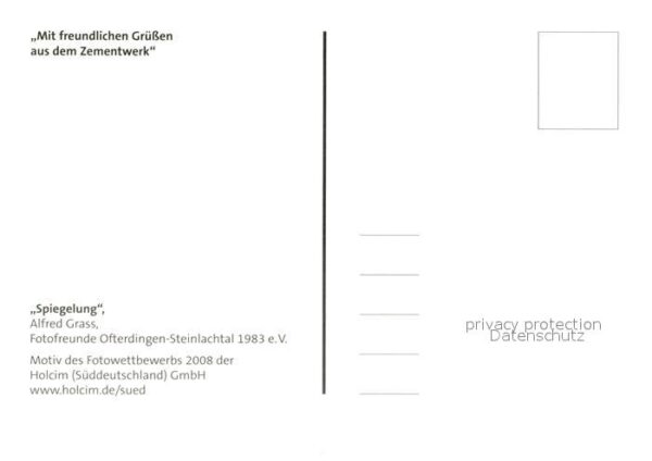 Ofterdingen Spiegelung Zementwerk – Bild 2