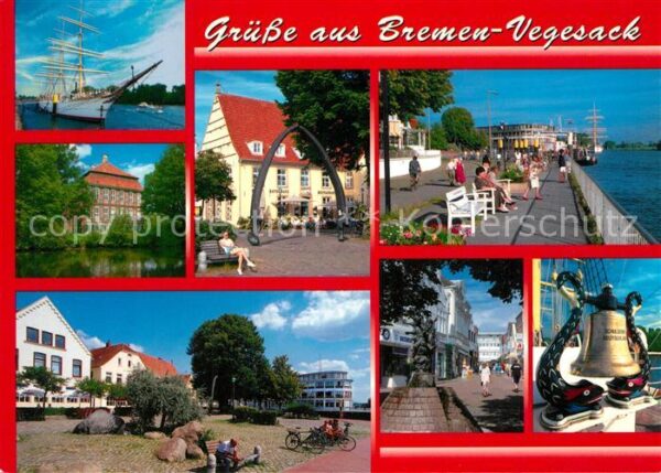 Vegesack Segelschiff Freilichtmuseum Promenade P