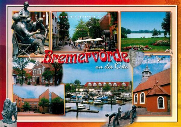 Bremervoerde Plastiken Strassenpartie Park Yachthafe