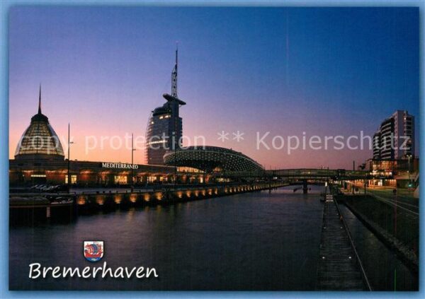Bremerhaven Alter Hafen mit Mediterrano Klimahaus H