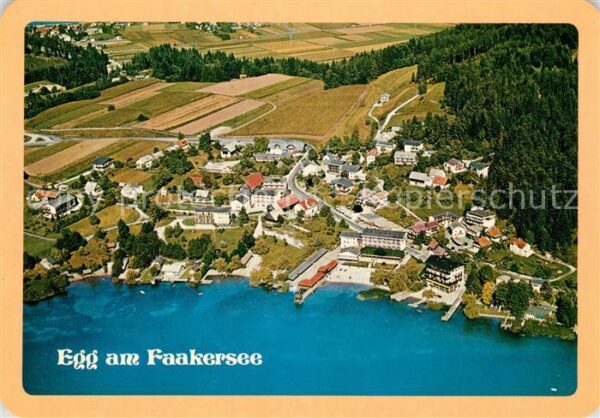 Egg Faakersee Fliegeraufnahme