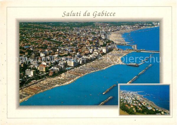 Gabicce Mare Fliegeraufnahme