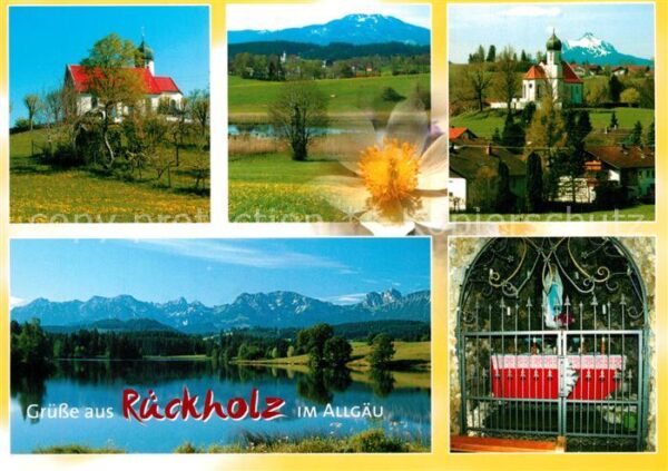 Rueckholz Kirchen Panorama Bergsee Kapelle
