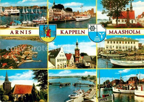 Arnis mit Kappeln und Maasholm Teilansichten