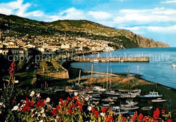 Funchal Panorama Hafenpartie