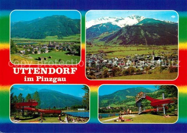 Uttendorf Salzburg Panorama Fliegeraufnahme Wasserrutsche