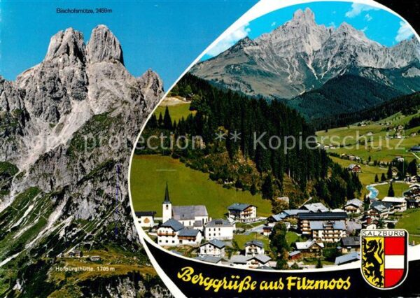 Filzmoos Bischofsmütze und Hofpürglhütte Flieger