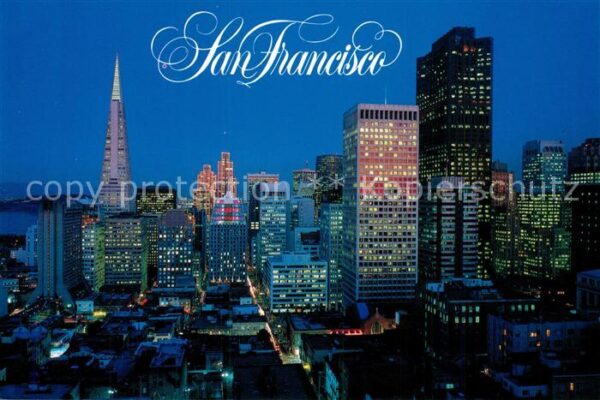 San Francisco California at Night