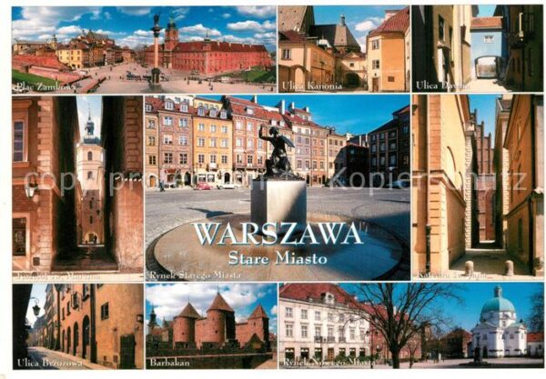 Warszawa Plac Zamkowy Kanonia Dawna Marcina Ryne
