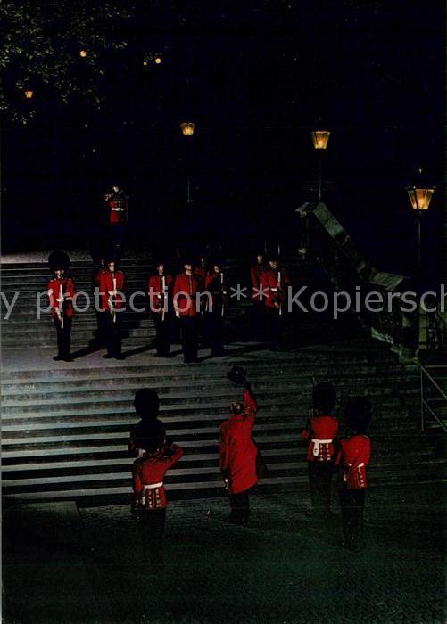 London Tower Ceremony of the Keys at night