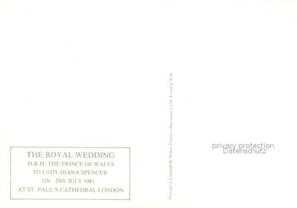 London St Pauls Cathedral The Royal Wedding 19 – Bild 2