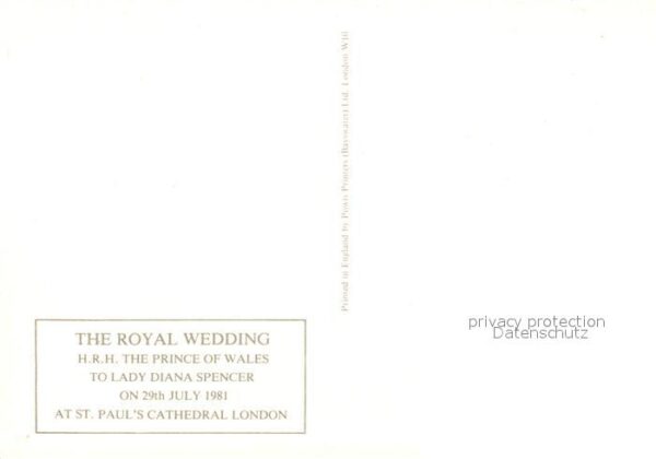 London St Pauls Cathedral The Royal Wedding Th – Bild 2