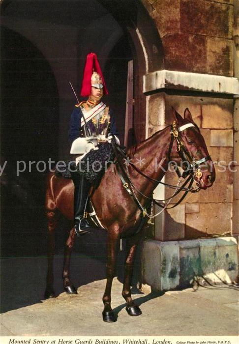 London Mounted Sentry at Horse Lifeguard White