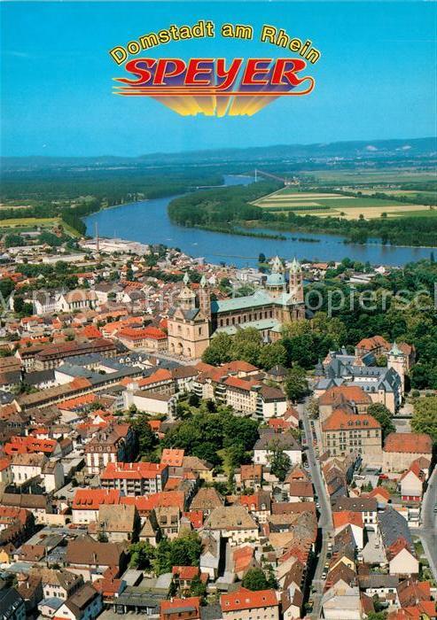 Speyer Rhein Fliegeraufnahme