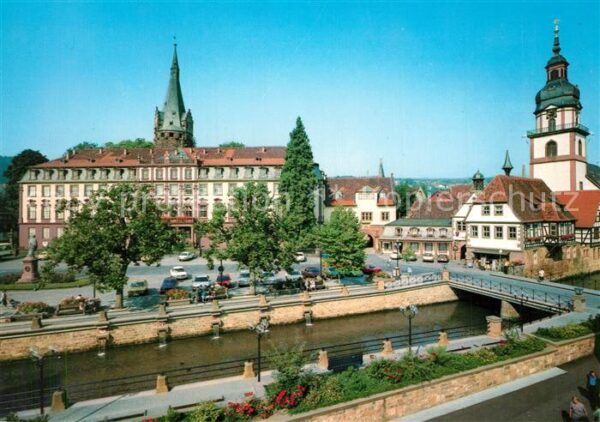 Erbach Odenwald Mümlingpartie mit Schloss