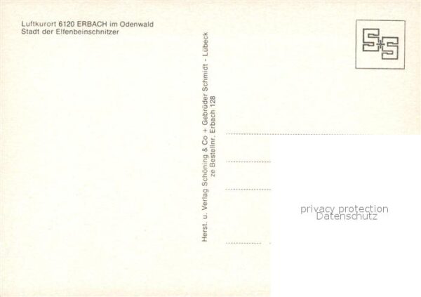 Erbach Odenwald Kirche Denkmal – Bild 2