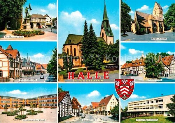 Halle Westfalen Amtsgericht Ev Kirche Bahnhofstr Rosens